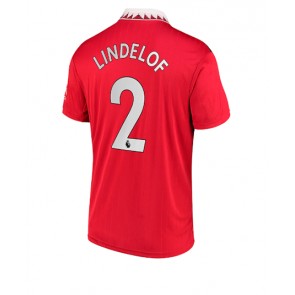 Manchester United Victor Lindelof #2 Hemmatröja 2022-23 Korta ärmar
